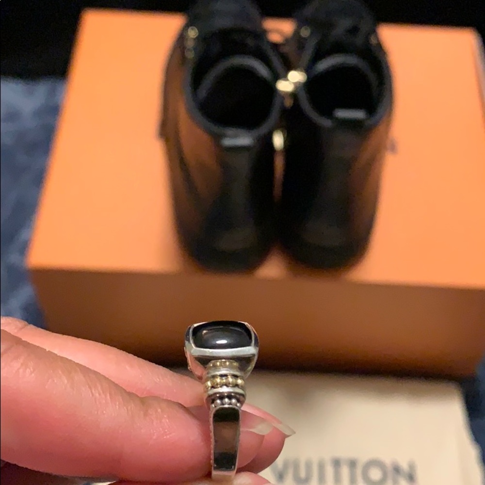 Lagos onyx ring - Picture 3 of 4